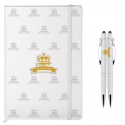 Gift Set - Glacio Pen/Stylus & NeoSkin non-refillable 5.5"x8.25" Journal